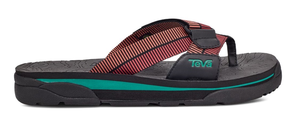 Teva Sort-roccoco Rød Genoplive 95 Dias