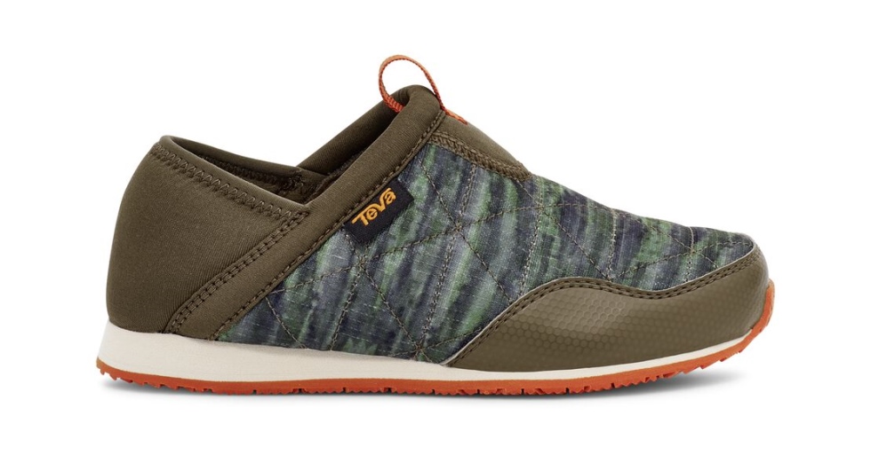 Teva Sorbet Mørk Oliven Reember Tie-dye